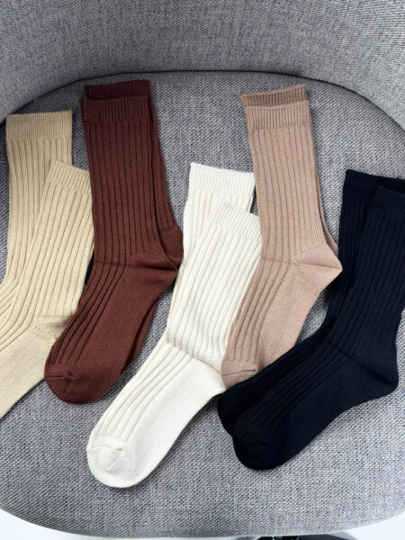 Ensemble de chaussettes basiques en laine