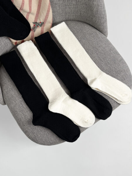 Chaussettes mi-bas chaudes en laine