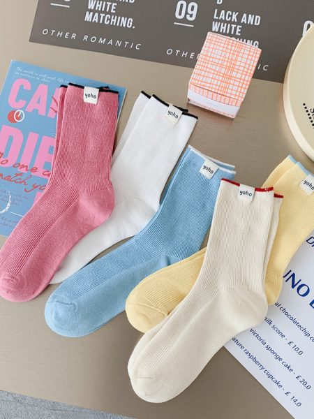 Lot de chaussettes colorées pour femmes