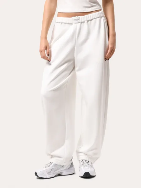 Pantalon de jogging baggy écru pour le quotidien