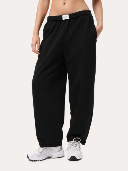 Pantalon de jogging baggy noir pour le quotidien